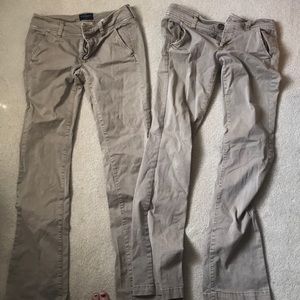 American eagle khaki pants